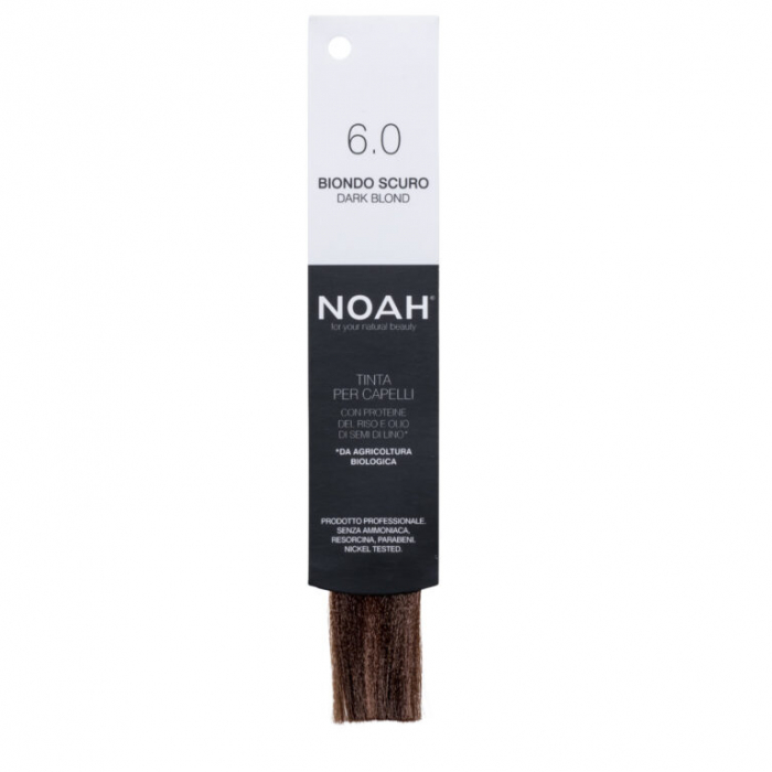 Vopsea de par naturala fara amoniac Blond Inchis 6.0 Noah [7]