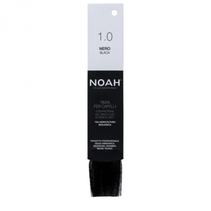 Vopsea de par naturala fara amoniac Negru 1.0 Noah [7]