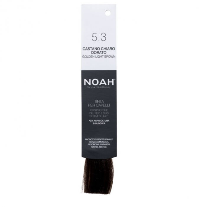 Vopsea de par naturala fara amoniac Saten auriu deschis 5.3 Noah [7]