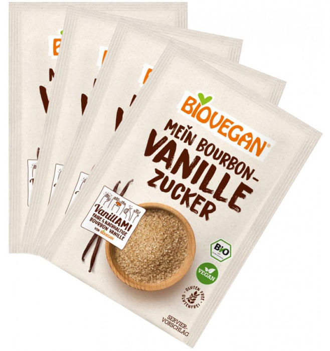 Zahar vanilat Bio 4x8g BioVegan [2]