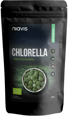 Chlorella Tablete Ecologice/BIO 125g Niavis [1]