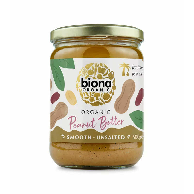 Alimentare - CREMA DE ARAHIDE SMOOTH FARA SARE BIO 500G Biona