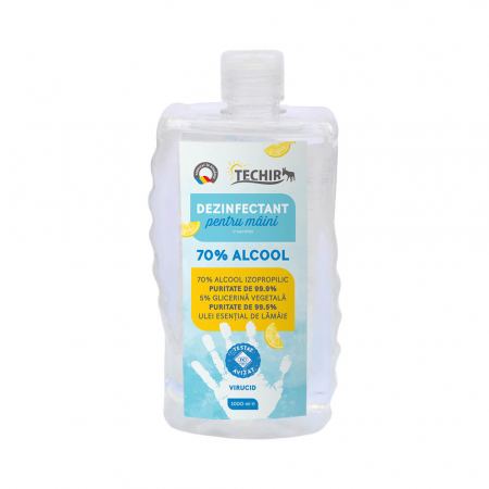 Solutii, geluri antibacteriene - Dezinfectant maini 1000 ml Techir