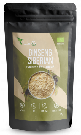 Alimentare - Ginseng Siberian Pulbere Ecologica/Bio 125g Niavis
