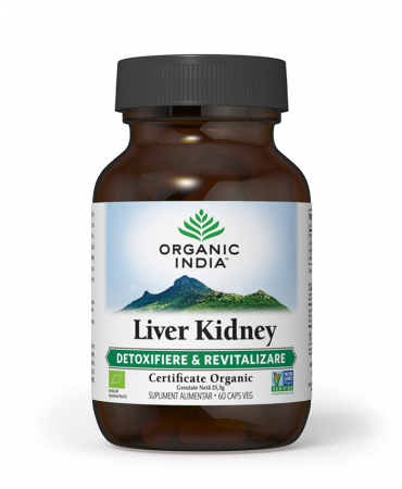 Liver Kidney - Regenerare Ficat & Rinichi 60 caps Organic India  [0]