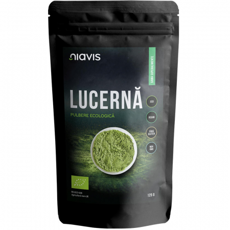 Alimentare - Lucerna(Alfalfa) Pulbere Ecologica/Bio 125g Niavis