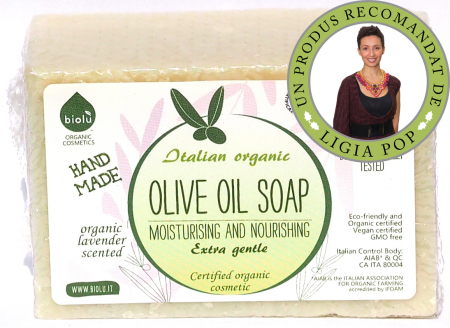 Ingrijire personala - SAPUN SOLID CU ULEI DE MASLINE PENTRU MAINI SI CORP ECO 140G Biolu