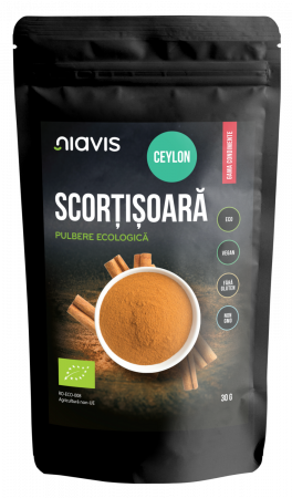 Alimentare - Scortisoara Ceylon Pulbere Ecologica/BIO 30g Niavis