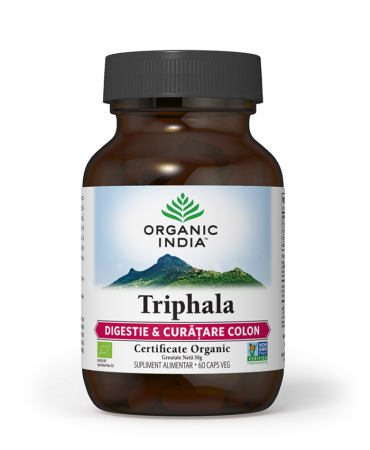 Triphala - Digestie & Curatare Colon 60 caps Organic India [0]