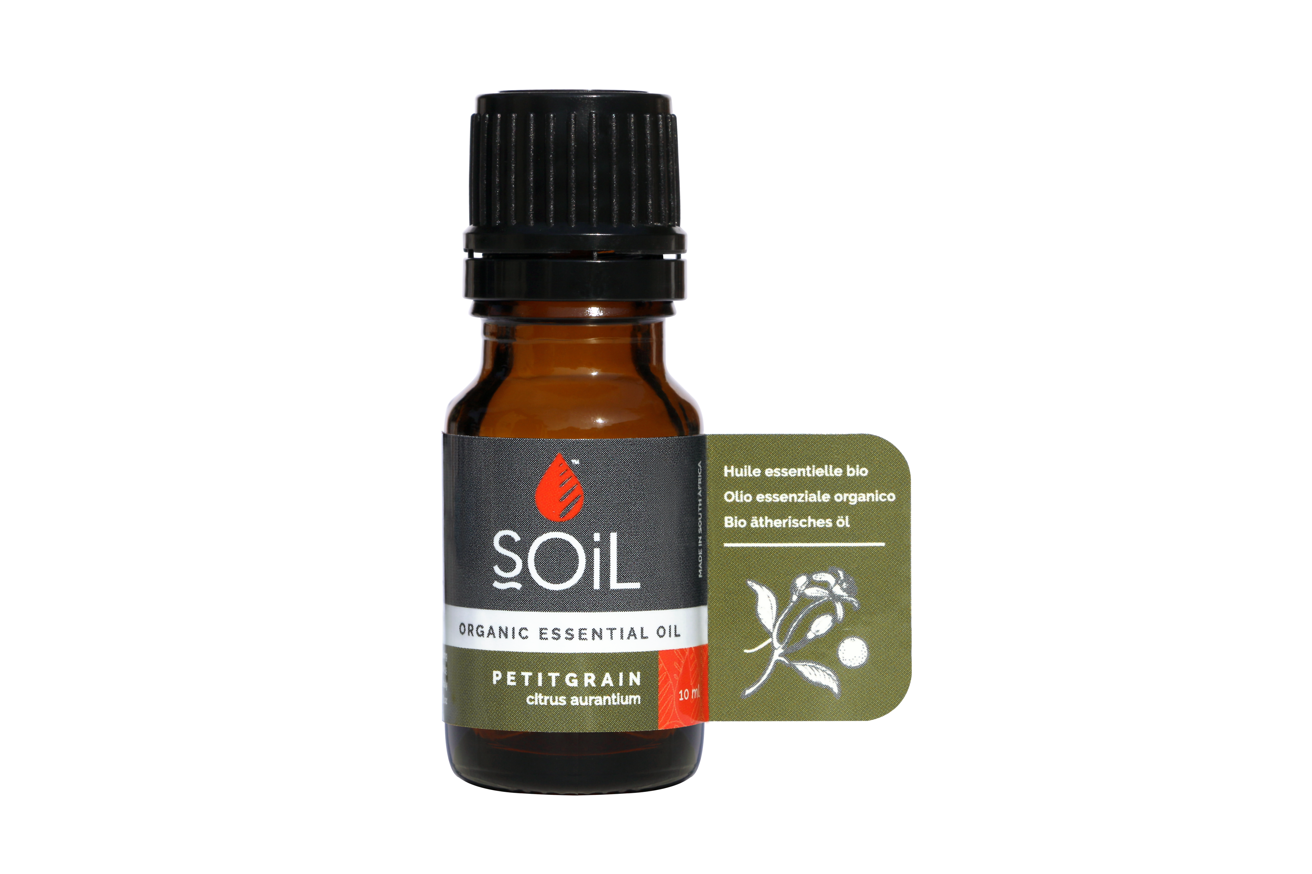 Ulei Esential Portocala Amara - Petitgrain 100% Organic 10ml SOiL [1]