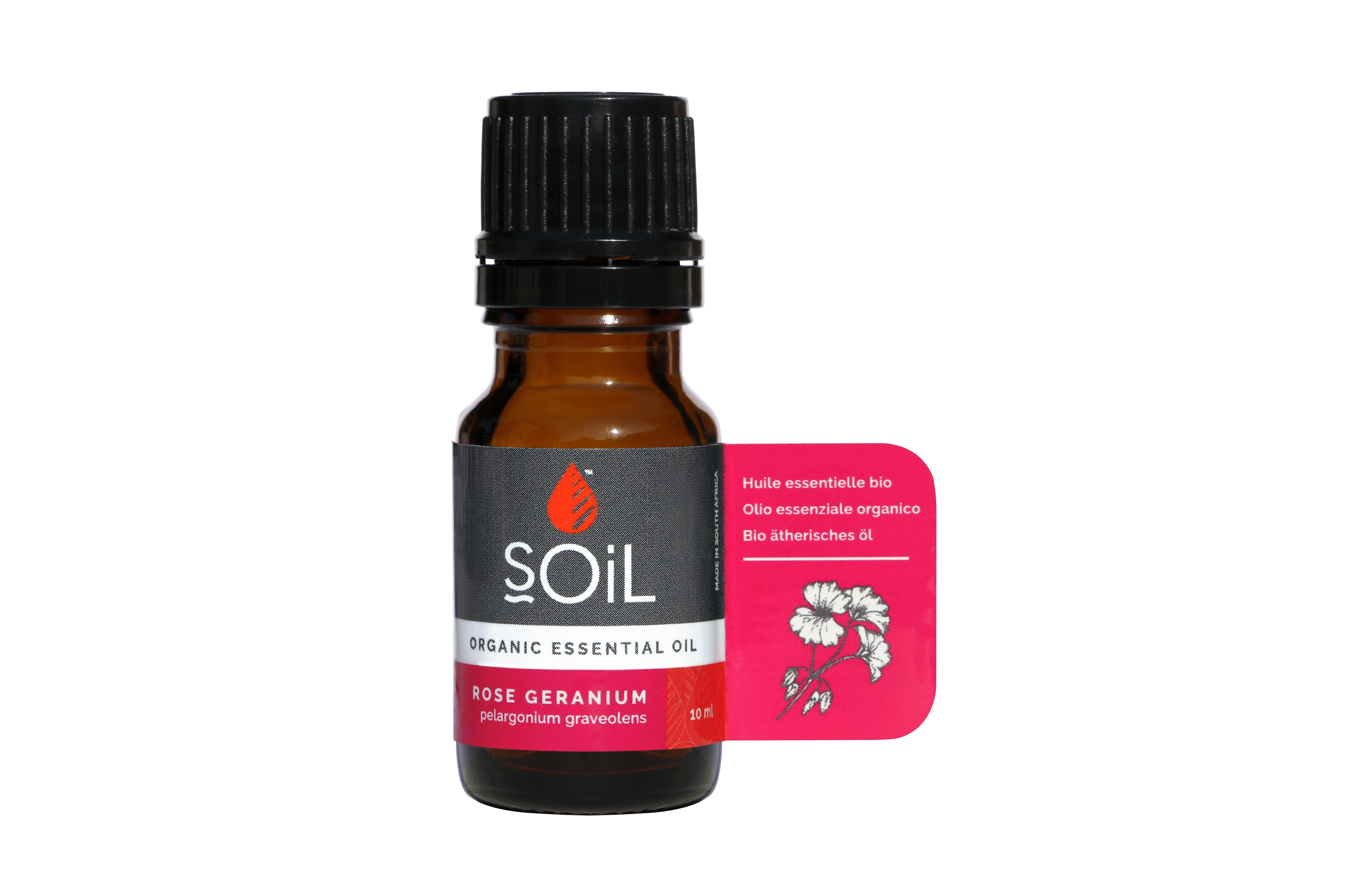 Ulei Esential Muscata Trandafir - Rose Geranium 100% Organic 10ml SOiL [1]