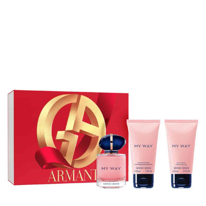 ARMANI MY WAY SET: 50ML BODY LOTION + 50 ML EDP + 50ML SHOWER GEL [1]