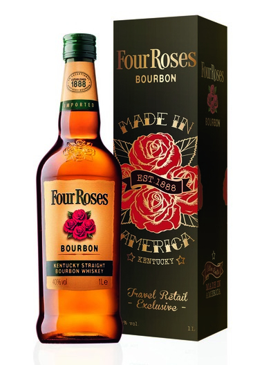 Four Roses, Kentucky Straight Bourbon Whiskey, Tin 40% 1L [2]