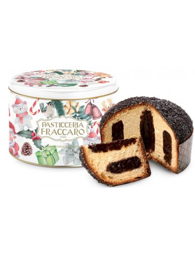 PANETTONE ARTIZANAL CU GIANDUJA TIN BOX 750G [2]