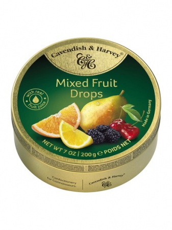 CAVENDISH  MIX FRUIT DROPS 200G [0]