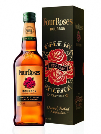 Four Roses, Kentucky Straight Bourbon Whiskey, Tin 40% 1L [1]