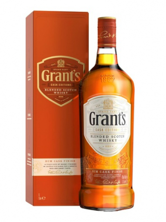BLENDED WHISKY - Grant's Rum Cask Finish 40% 1L GP