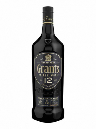 BLENDED WHISKY - GRANT`S TRIPLE WOOD 12Y WHISKY 40% 1L