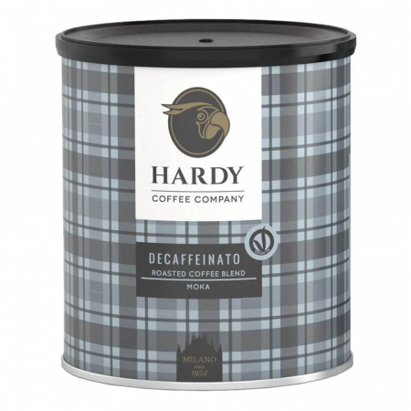 DELICATESE/ULEI - HARDY FARA COFEINA MACINATA CUTIE METALICA 250G