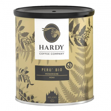DELICATESE/ULEI - HARDY PERU BLEND MACINATA CUTIE METALICA 250G BIO