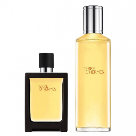 PARFUMURI - HERMES TERRE D HERMES SET  EDT 30ML+125ML REFILL 155ML 