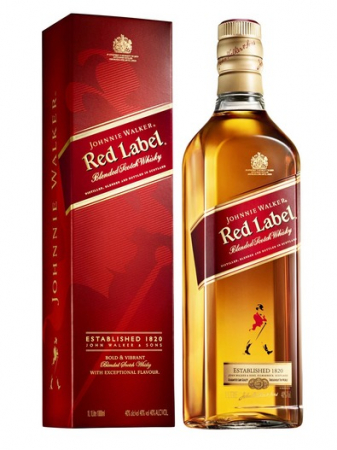 BLENDED WHISKY - Johnnie Walker Red Label 40% 1L