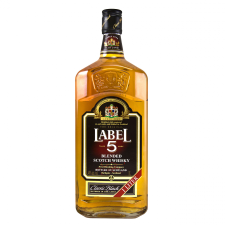 BLENDED WHISKY - Label 5, 40%, 1L