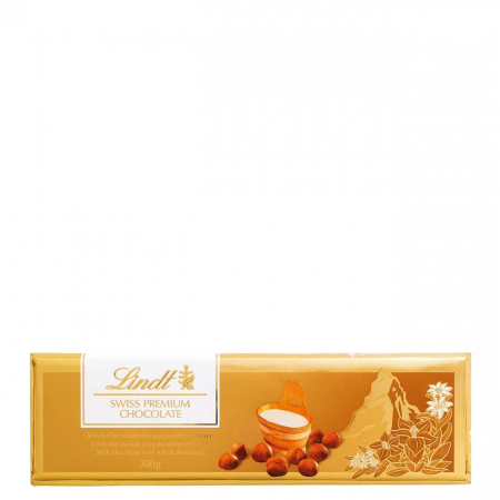 CIOCOLATA - LINDT GOLD MILK HAZELNUT 300G 