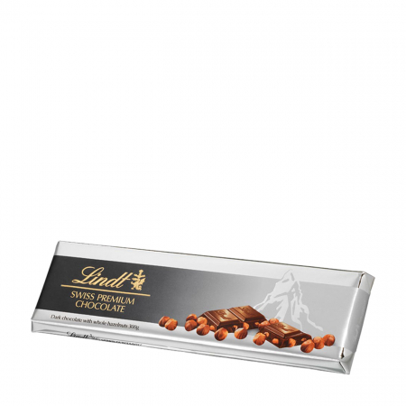 DULCIURI - LINDT SILVER DARK HAZELNUT 300