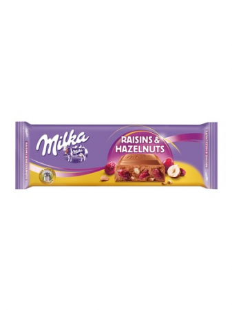 CIOCOLATA - MILKA RAISIN & HAZELNUT 270GR