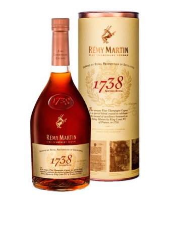 COGNAC VSOP - Remy Martin 1738 Accord Royal 40% 1L Giftpack