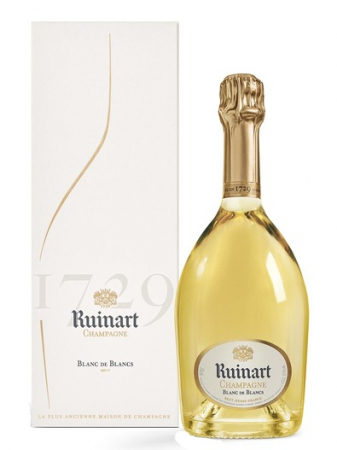 SAMPANIE - Ruinart Blanc De Blancs, brut, white 0.75L, Giftpack