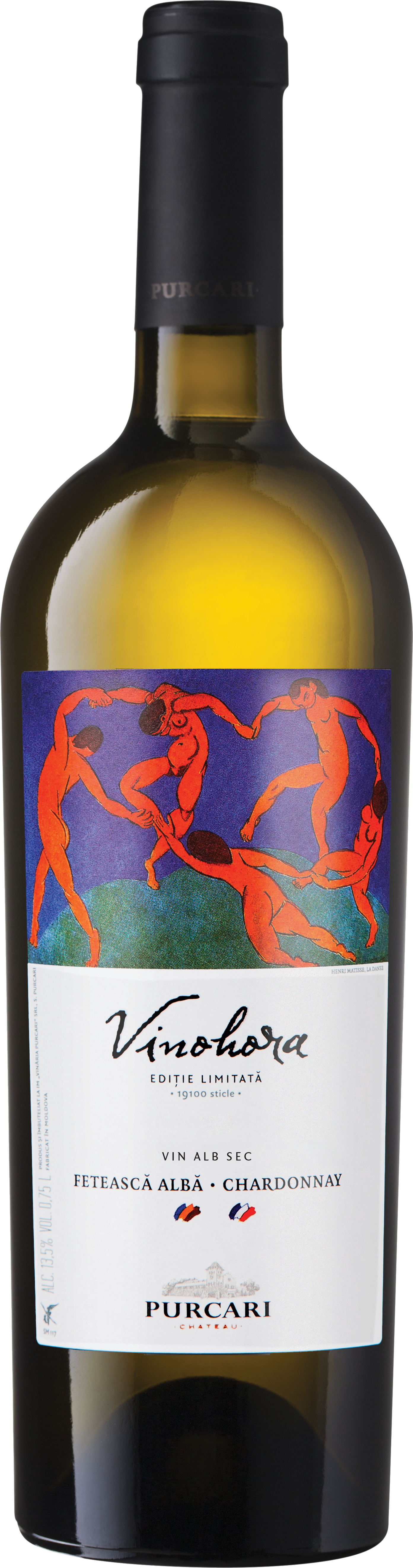 Vin Feteasca Alba & Chardonnay Sec, Vinohora, 0.75L [1]