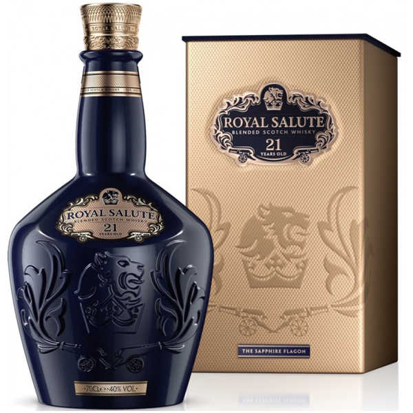 Deluxe Scotch Whisky 21 years, Chivas Royal Salute, 40% alc., 0,7L [1]