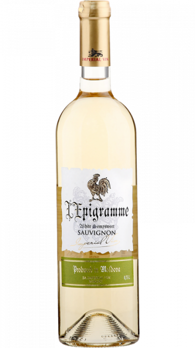 "L'EPIGRAMME" Sauvignon, Vin Alb Demidulce, 0.75l [1]