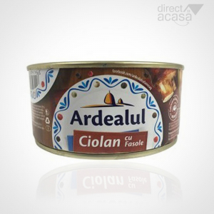 Conserve carne si peste - ARDEALUL CIOLAN CU FASOLE 300G