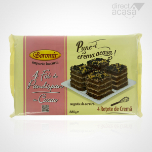 Prajituri - BOROMIR FOI PANDIȘPAN CU CACAO 380G