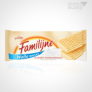 Biscuiti si napolitane - Napolitane Family Frișcă 180G