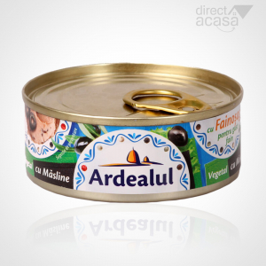 Conserve carne si peste - PATE ARDEALUL VEGETAL CU MĂSLINE 100G