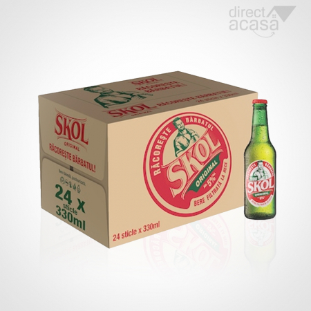 Bere - BERE SKOL STICLĂ 24x0.33L SGR