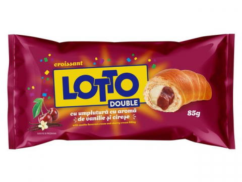 Croissante - LOTTO CROISSANT VANILIE ȘI CIREȘE 85G