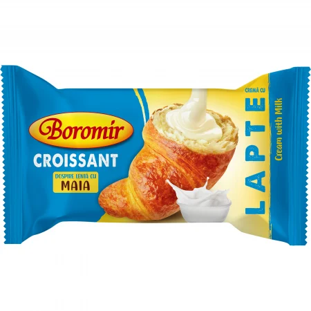 Croissante - BOROMIR CROISSANT CU CREMĂ DE LAPTE 60 G