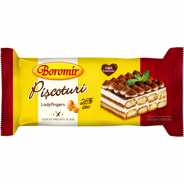 Prajituri - BOROMIR PIȘCOTURI 200G