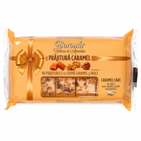 Prajituri - BOROMIR PRAJITURĂ CARAMEL 250G