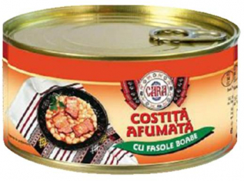 Conserve carne si peste - Costiță cu fasole Cara 300G