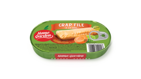 Conserve carne si peste - HOME GARDEN CRAP FILE A LA GREC 170G