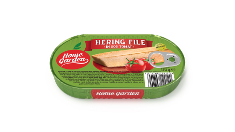 Conserve carne si peste - HOME GARDEN HERING FILE ÎN SOS TOMAT 170G