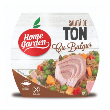 Conserve carne si peste - HOME GARDEN SALATA DE TON CU BULGUR 160G