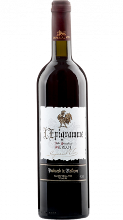 Bauturi - "L'EPIGRAMME" Merlot, Vin rosu Demidulce, 0.75L