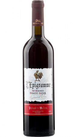 Bauturi - "L'EPIGRAMME" Pinot Noir, Vin Rosu Demidulce, 0.75L